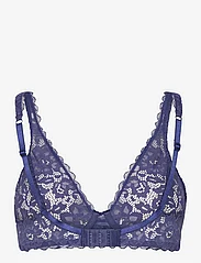 Calida - Natural Comfort Lace Soft Bra - wired bras - cobalt blue - 1