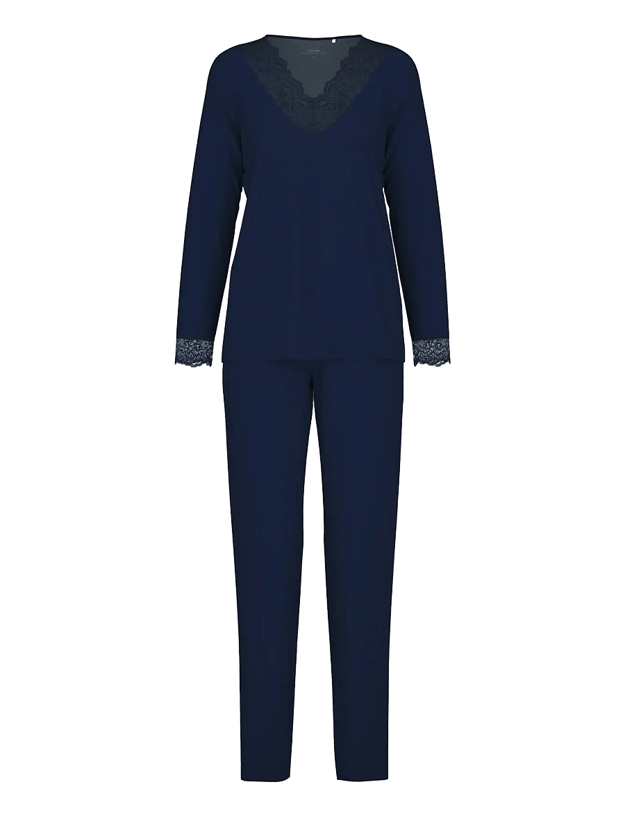 Calida - Elegant Dreams Pyjamas - pyjamas - dark lapis blue - 5