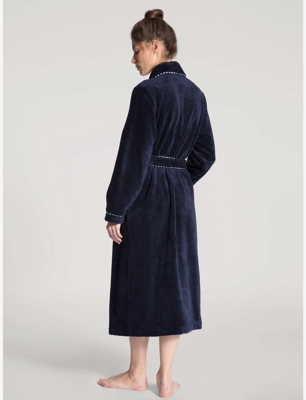 Calida - Cosy Shower Bathrobe - köp efter pris - dark lapis blue - 2