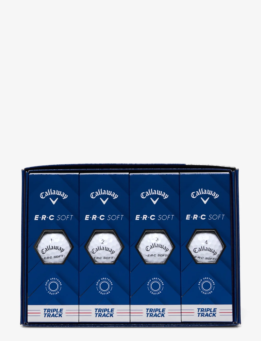 Callaway - ERC SOFT 25 TRIPLE TRACK - golfbälle - white - 1