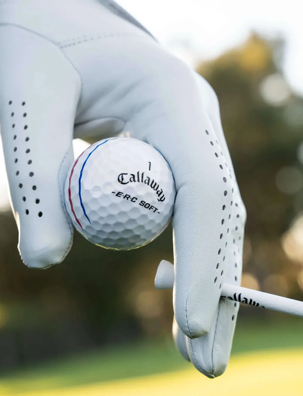 Callaway - ERC SOFT 25 TRIPLE TRACK - golfbälle - white - 0