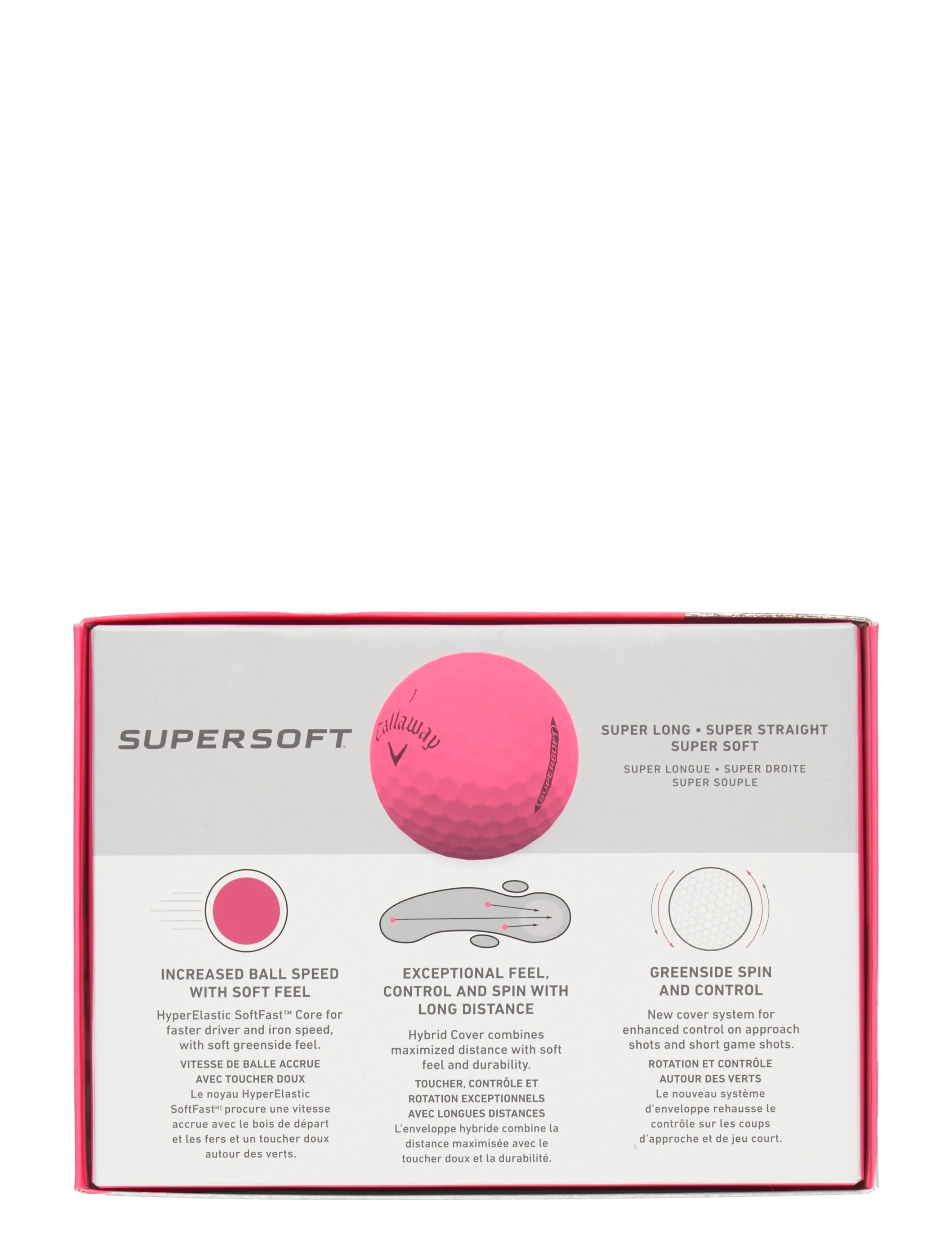 Callaway - SUPERSOFT 25 - golfbälle - pink - 1