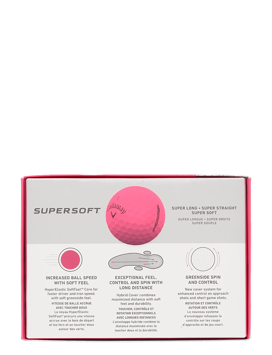 Callaway - SUPERSOFT 25 - golfipallid - pink - 1