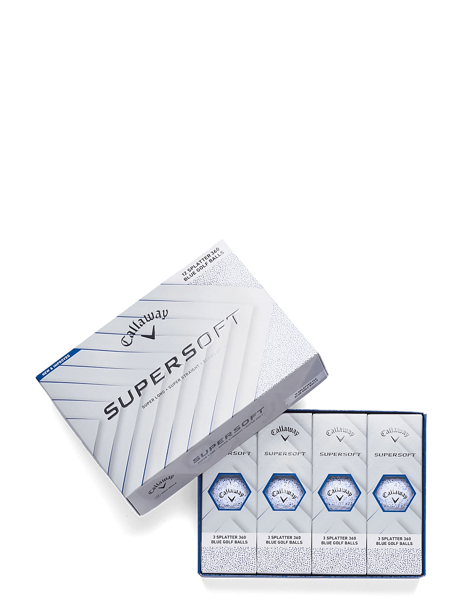Callaway - SUPERSOFT 25 SPLATTER - golfipallid - white/blue - 0