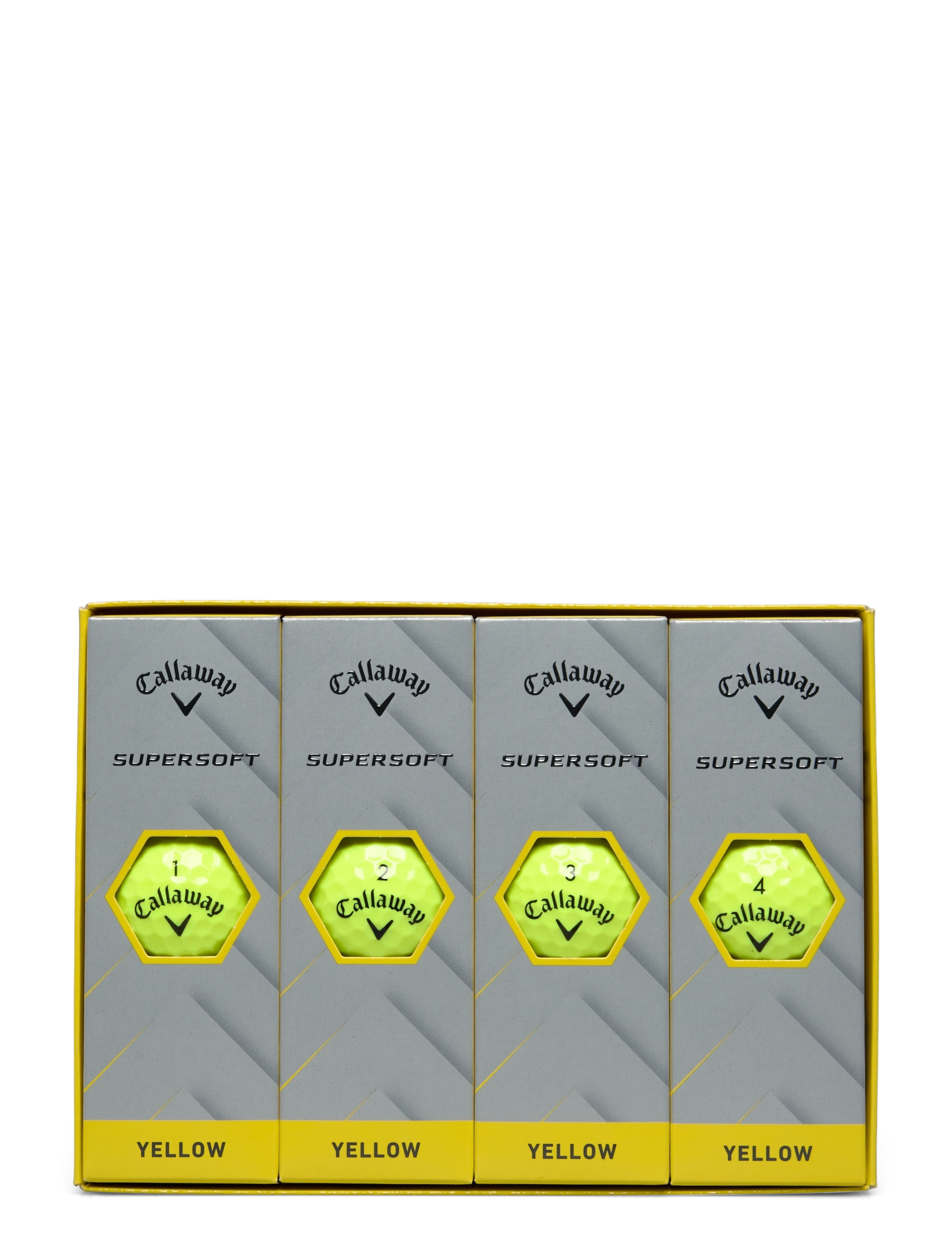Callaway SUPERSOFT 25 - Jõulukingid - YELLOW / multi