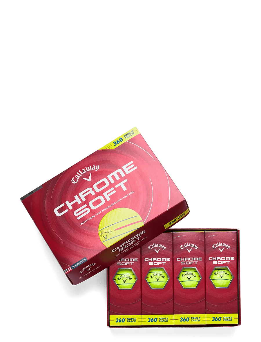 Callaway - CHROME SOFT 360 TRIPLE TRACK 26 - golfbälle - yellow - 0