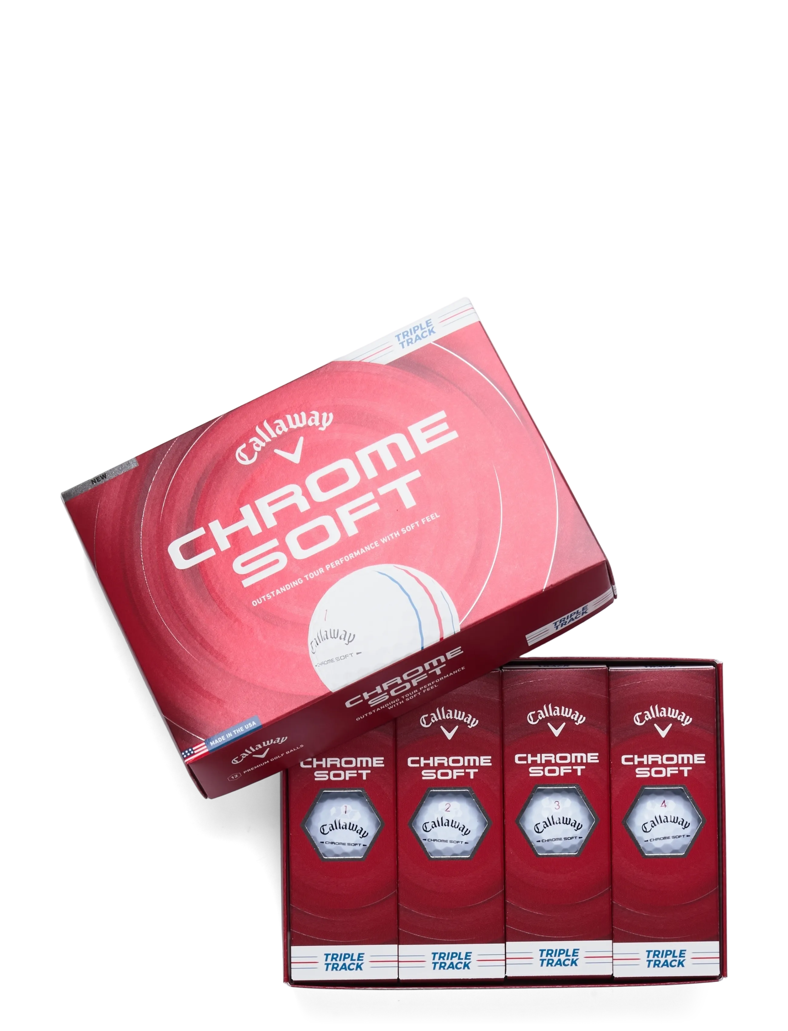 Callaway CHROME SOFT TRIPLE TRACK 26 - Deals - WHITE / white