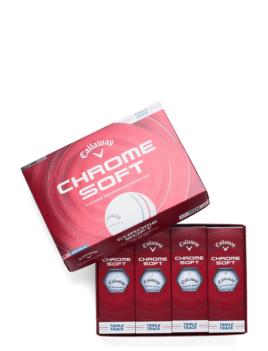 Callaway - CHROME SOFT TRIPLE TRACK 26 - golfbälle - white - 0