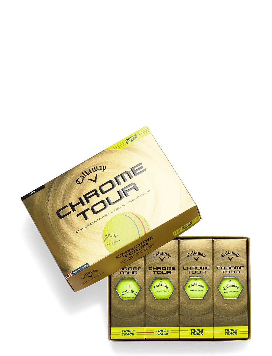 Callaway - CHROME TOUR TRIPLE TRACK 26 - golfbälle - yellow - 0