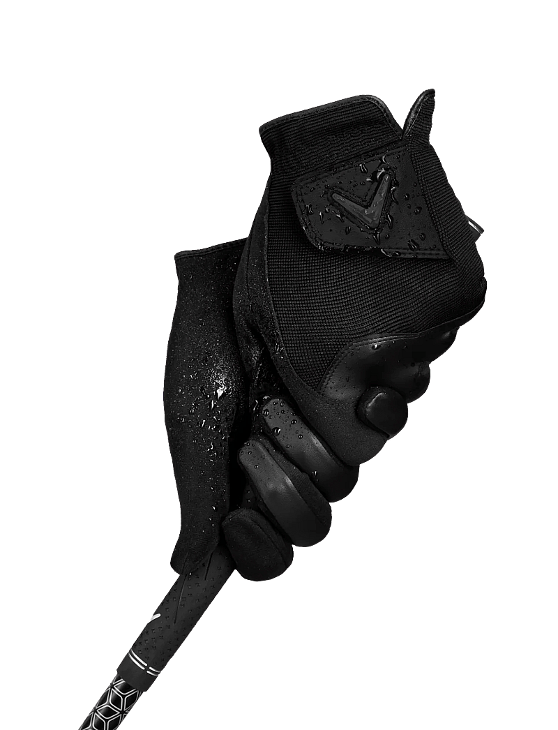 Callaway - RAINSPANN 2PK WOMEN'S - golfhandschuhe - black - 0