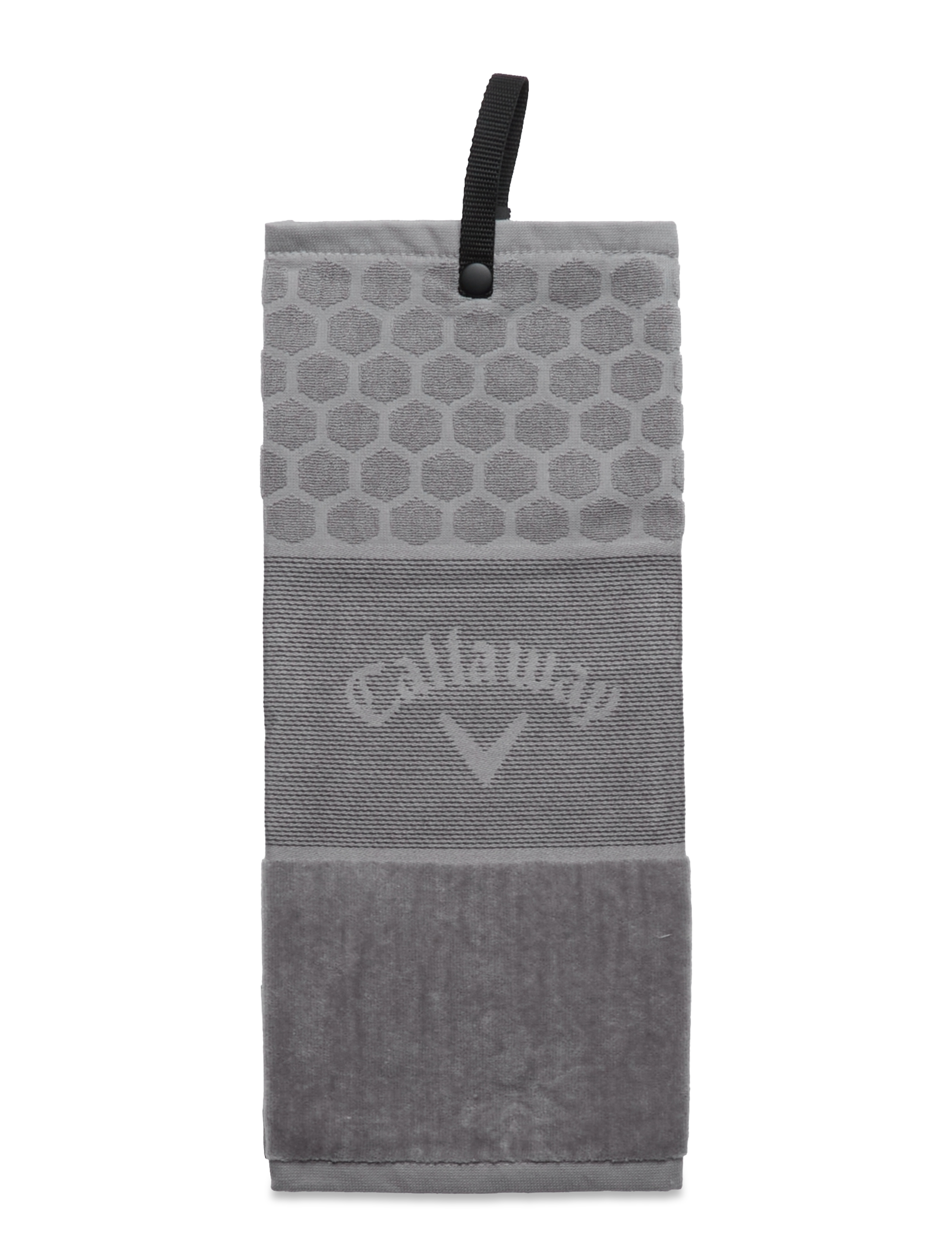 Callaway Towel Tri-Fld 23, Trefløjet Golfhåndklæde, Grå, Str: ONE SIZE