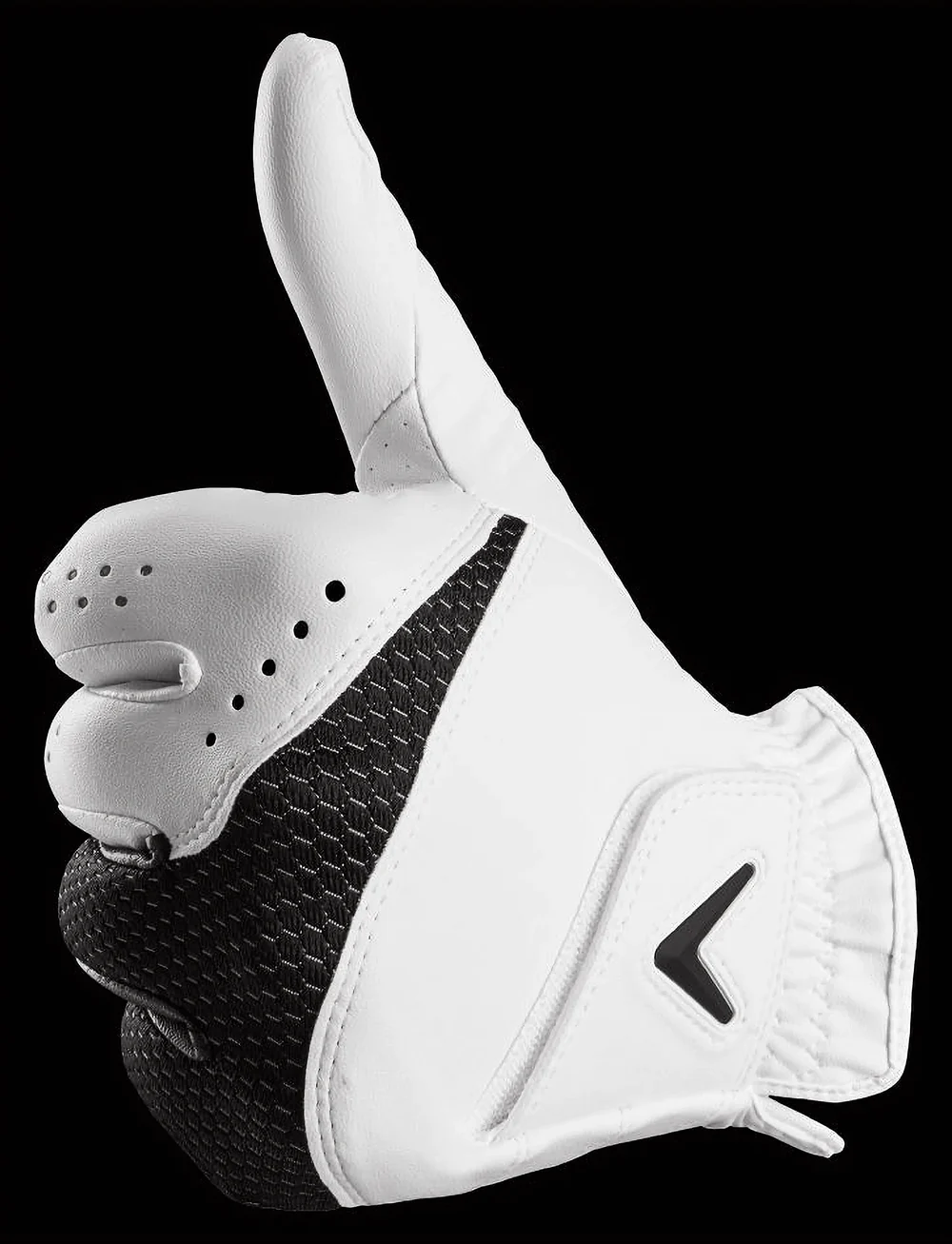 Callaway - WEATHER SPANN 2PK WLH - golfhandschuhe - white/black - 0