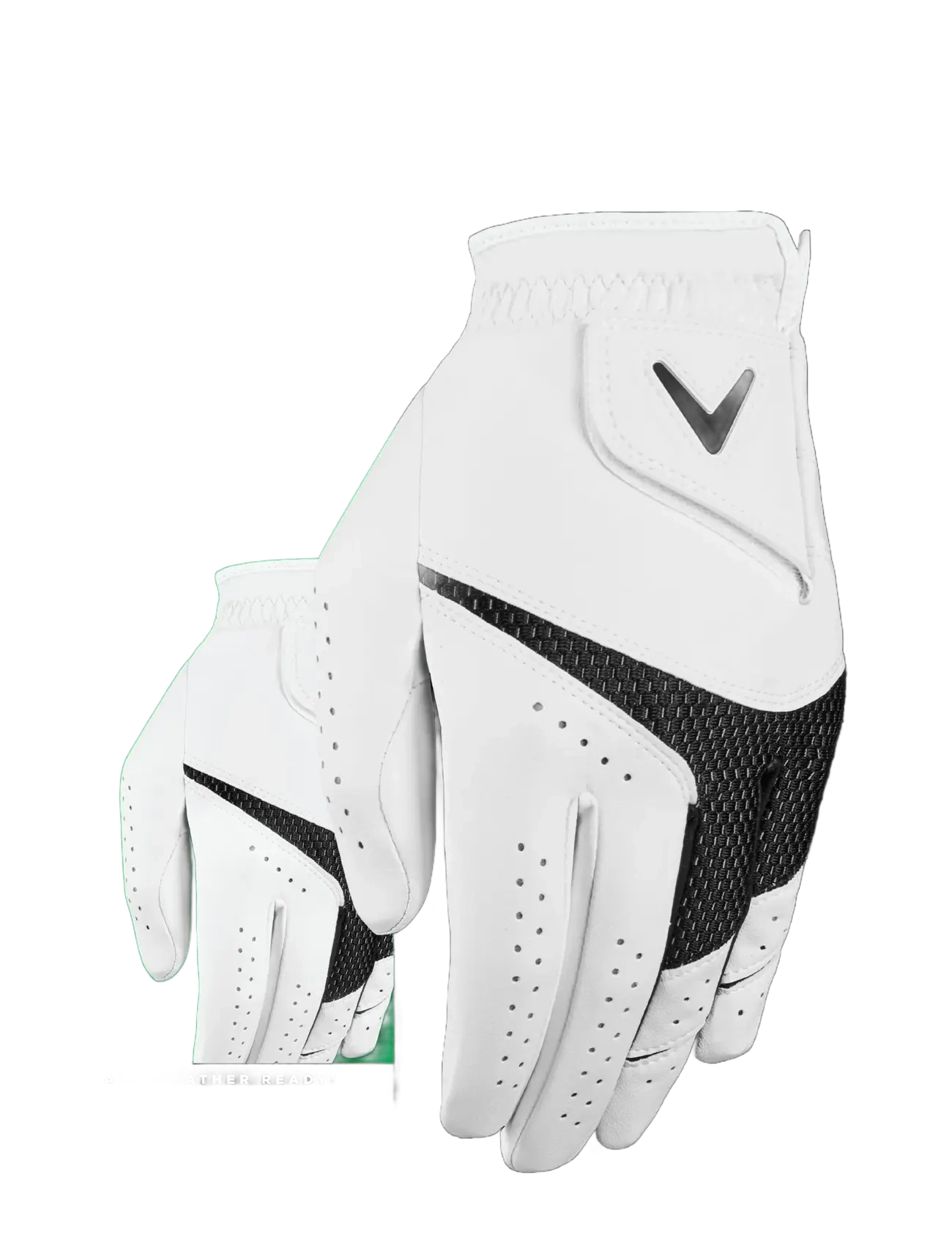 Callaway WEATHER SPANN JUNIOR LH - Golfudstyr - WHITE/BLACK / white
