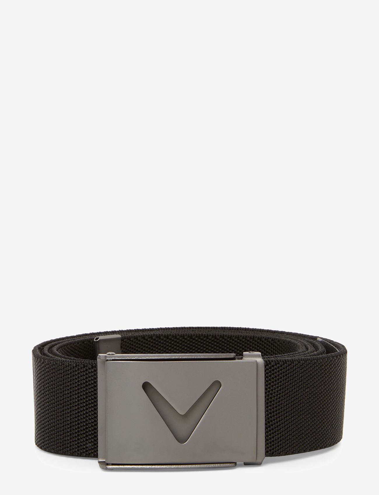 Callaway - MENS V-LOGO WEB BELT - accessoarer - caviar - 0