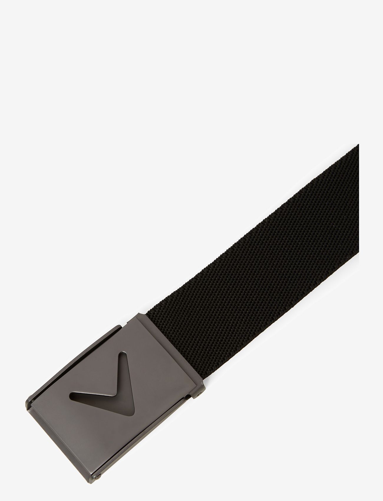 Callaway - MENS V-LOGO WEB BELT - accessoarer - caviar - 1