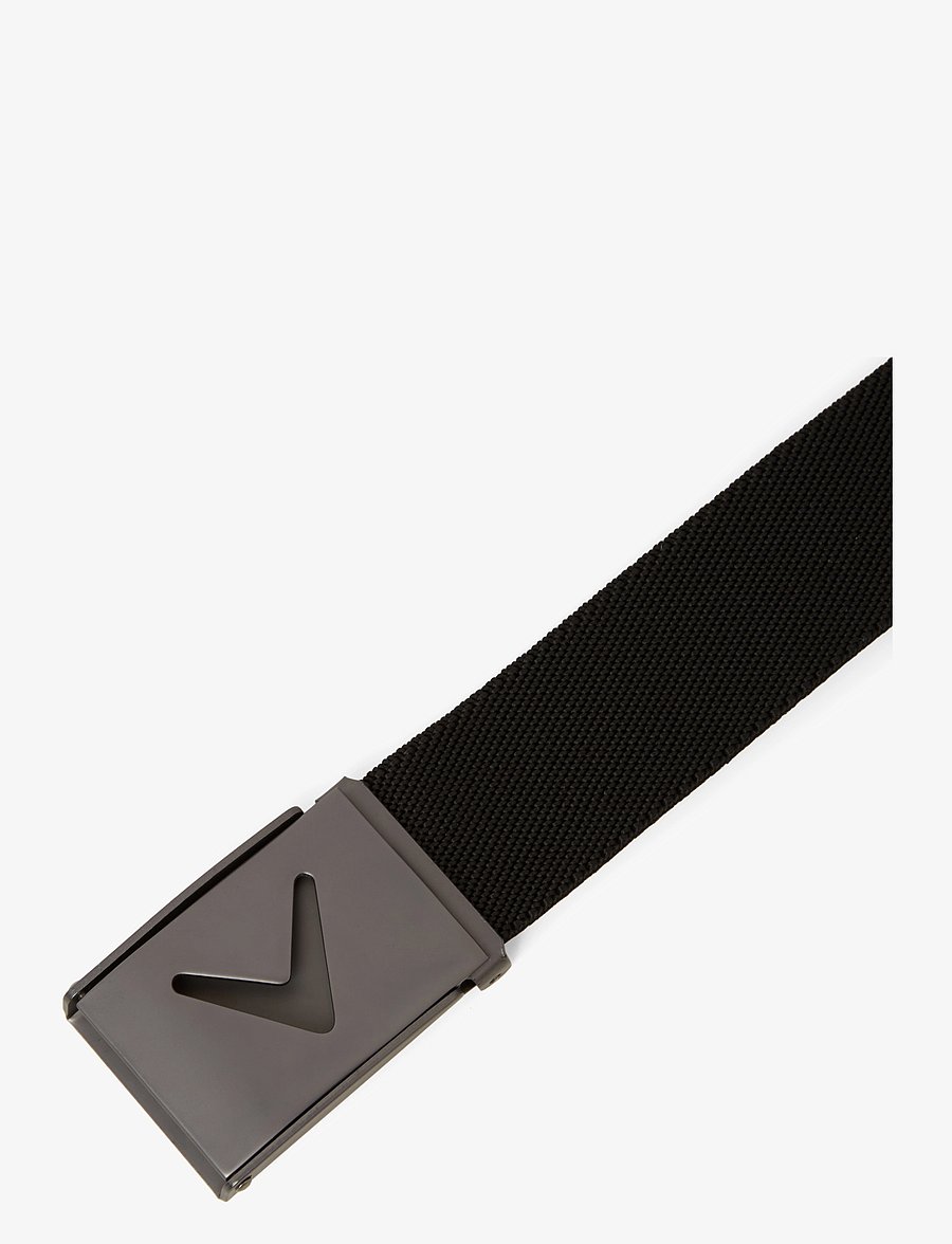 Callaway - MENS V-LOGO WEB BELT - caviar - 1