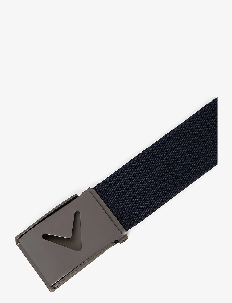 Callaway - MENS V-LOGO WEB BELT - accessories - peacoat - 1