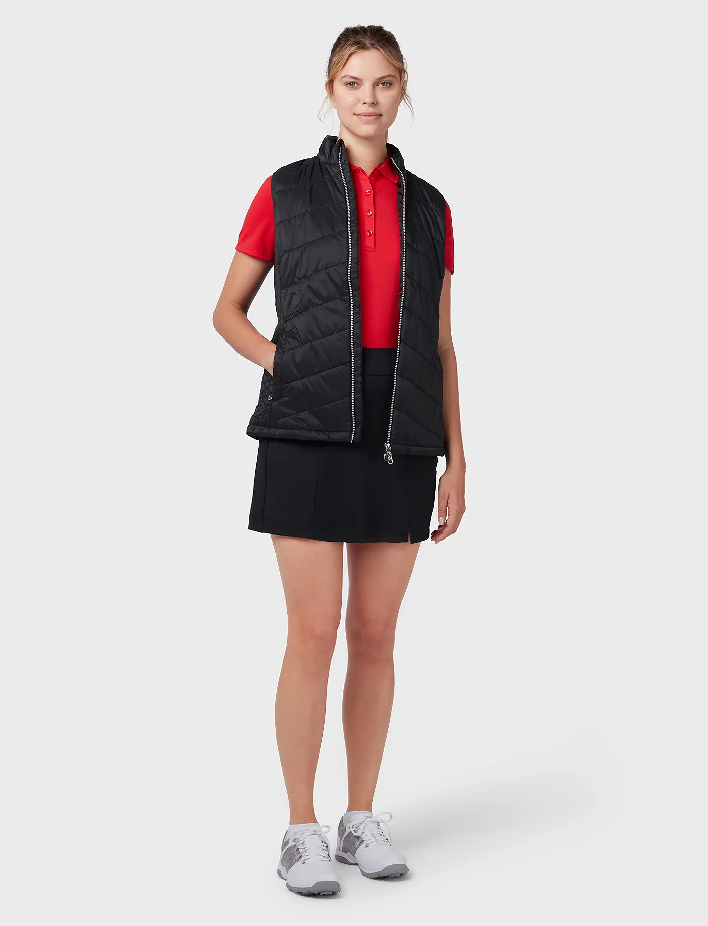 Callaway - TUMMY CONTROL SKORT - træningsnederdele - caviar - 4
