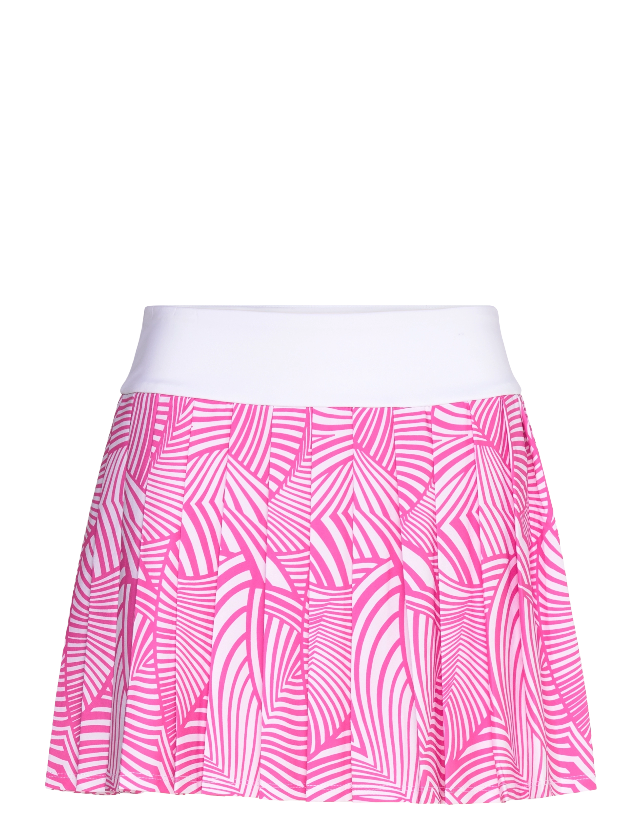 Callaway 16′′ Stencil High Waist Skort, Kvinder, Højtaljet Plisseret Skort, Pink, Str: XL