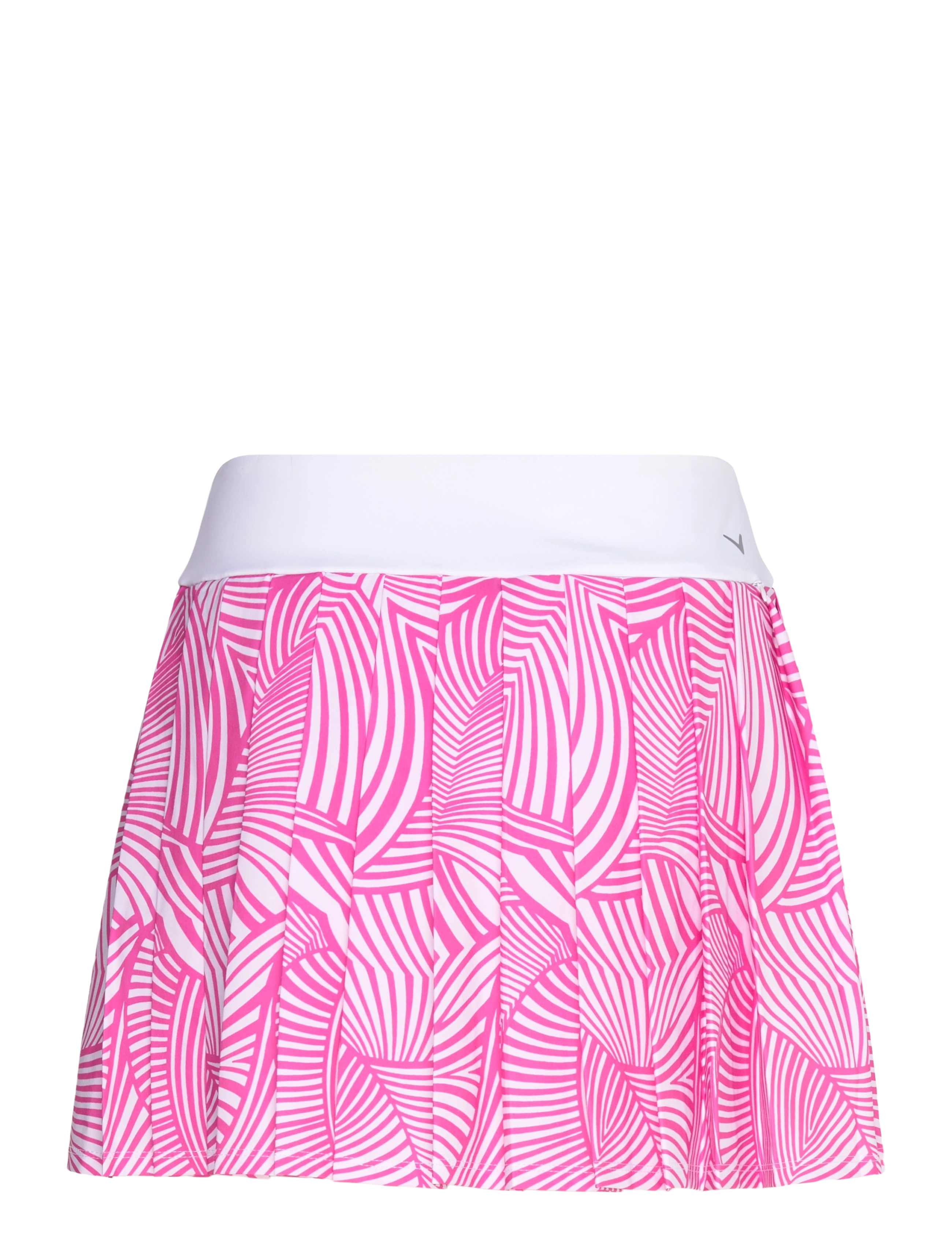 Callaway - 16″ Stencil High Waist Skort - kleider & röcke - cheeky pink - 1
