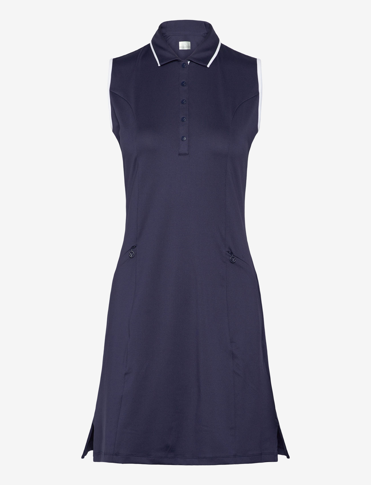 Callaway - Solid Sleeveless Golf Dress with Snap Placket - sportkleider - peacoat - 0