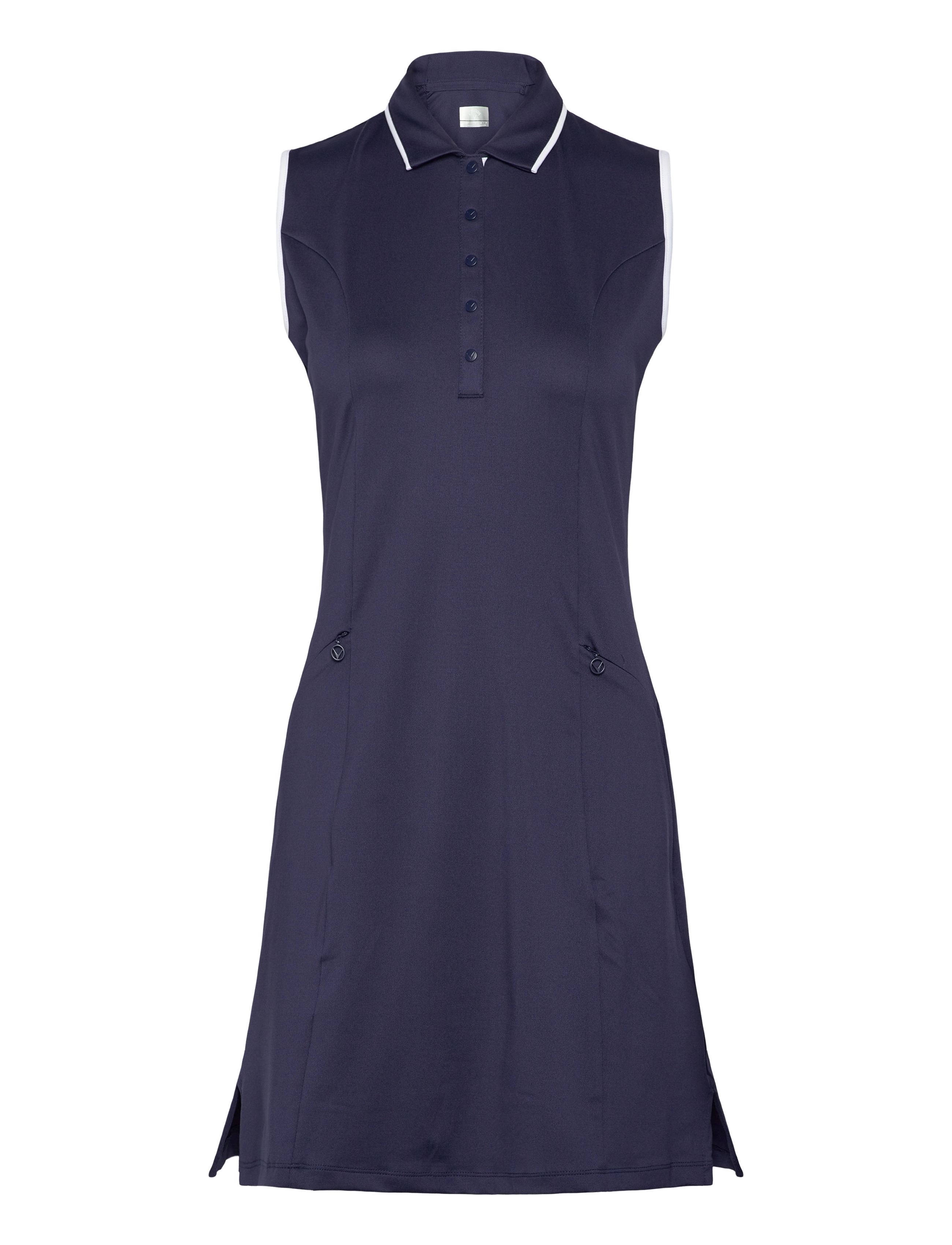 Callaway Solid Sleeveless Golf Dress with Snap Placket - Kampagne - PEACOAT / navy