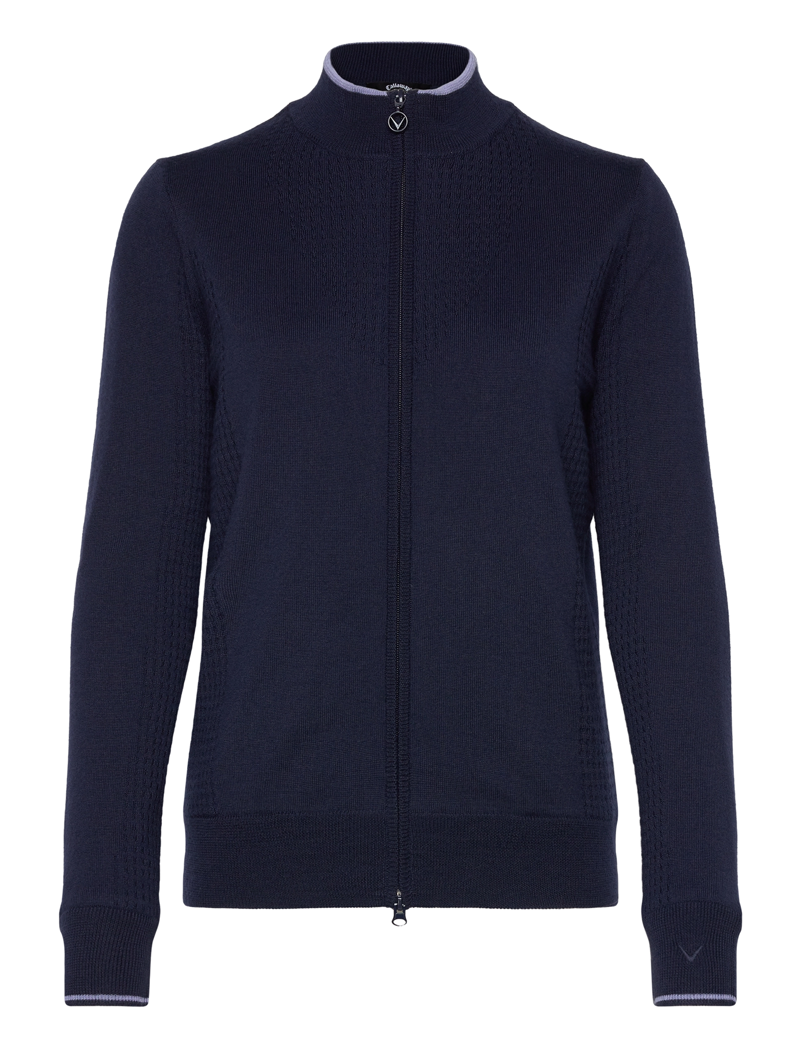 WINDSTOPPER FULL-ZIP SWEATER - NAVY BLUE