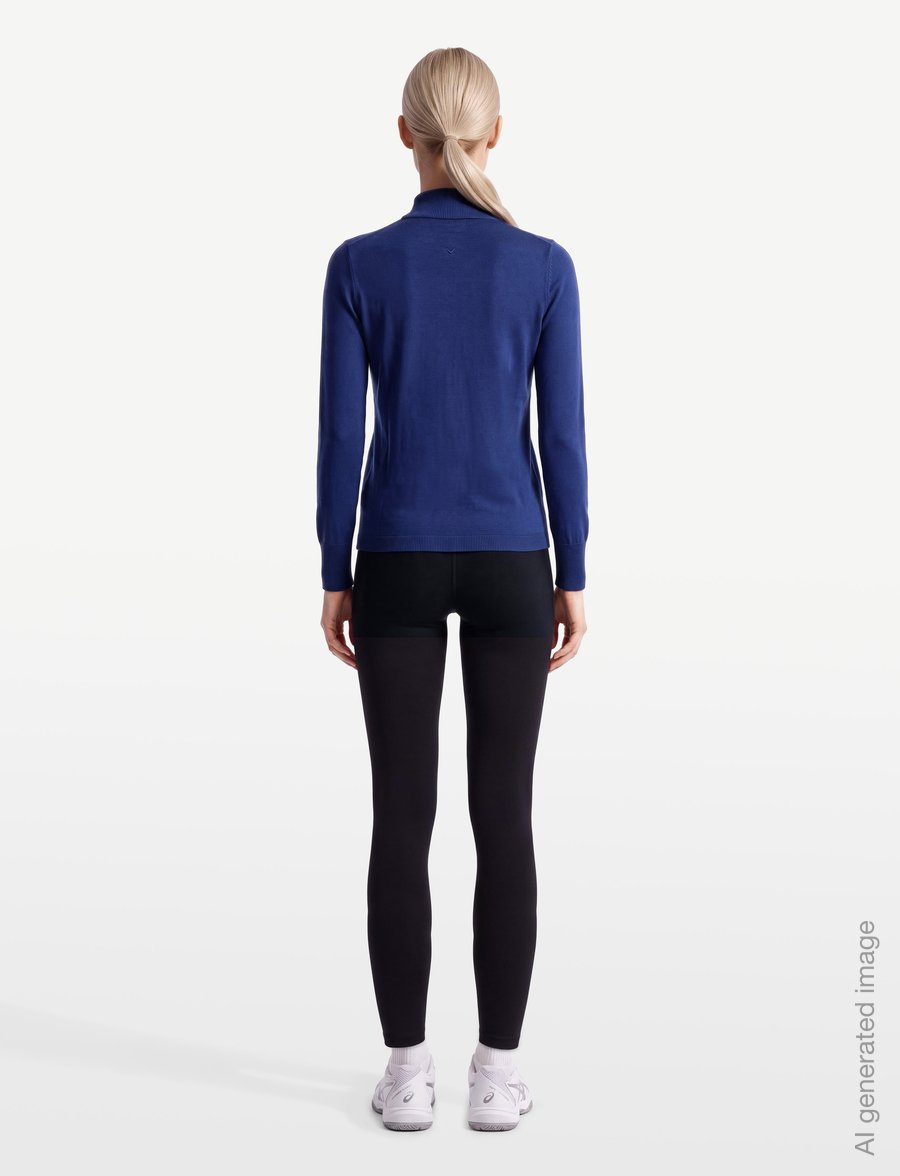 Callaway - Women's Thermal Long Sleeve Sweater - gebreid - blue depths - 4