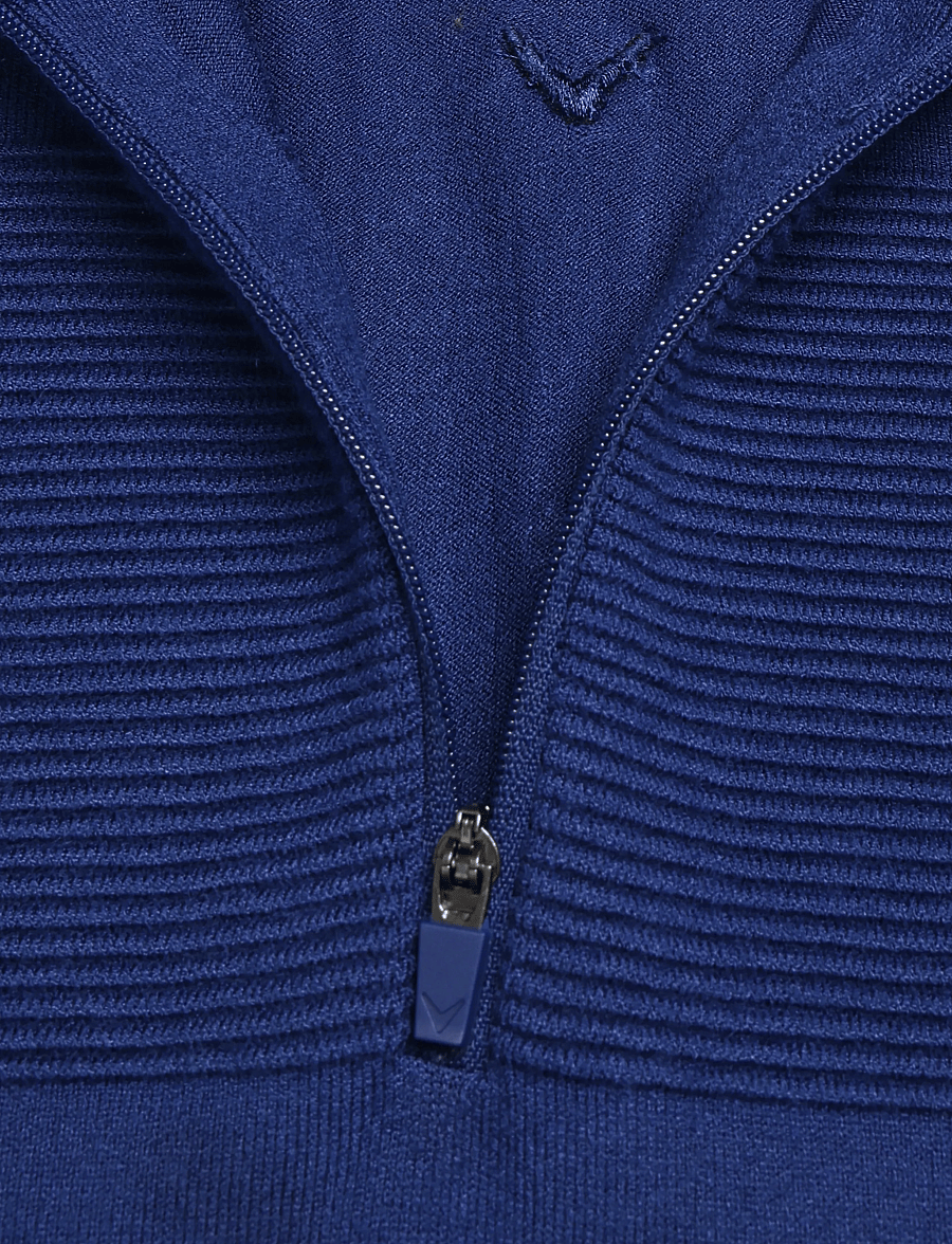 Callaway - Women's Thermal Long Sleeve Sweater - sweatshirts - blue depths - 4