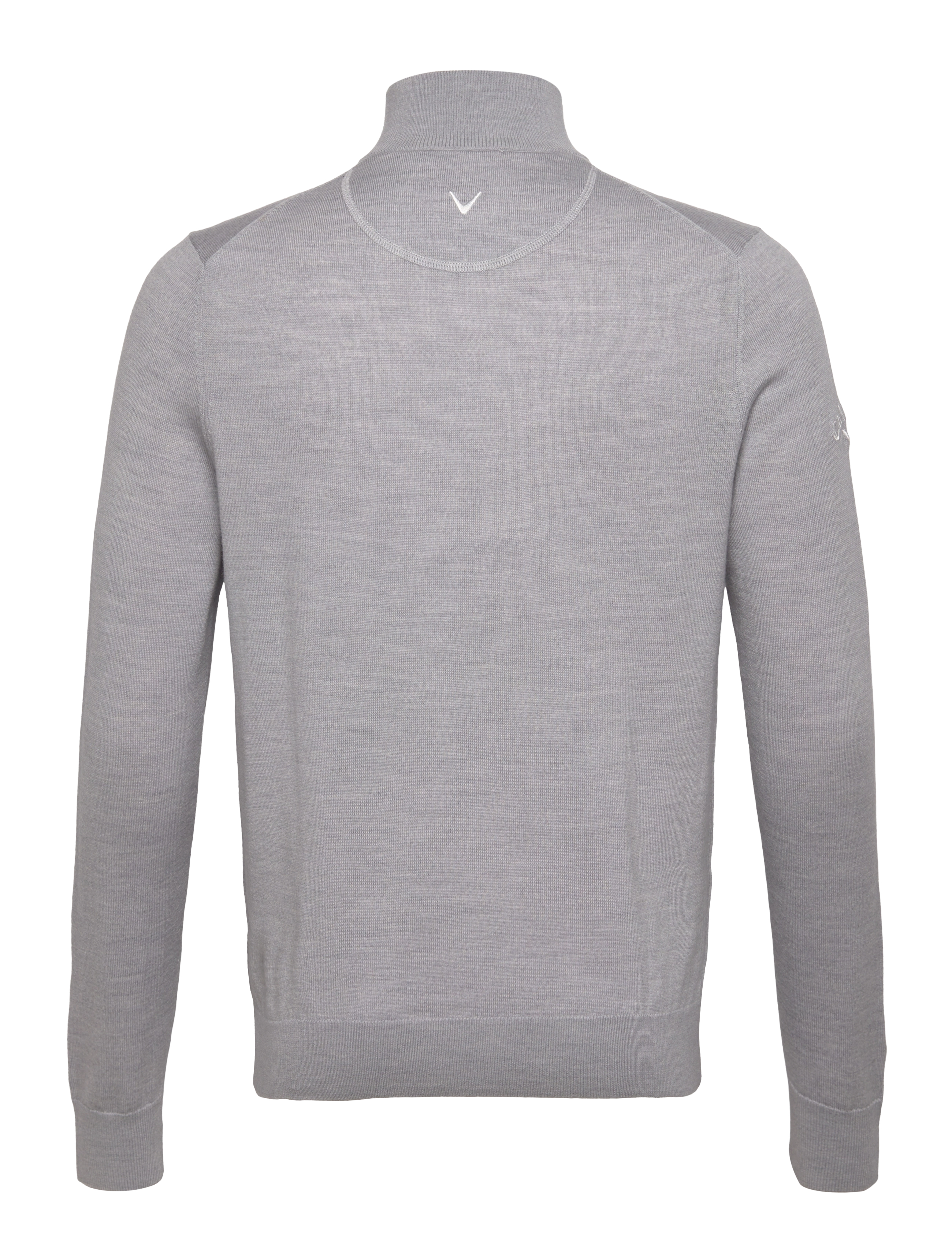 Callaway - THERMAL MERINO WOOL 1/4 ZIP SWEATER - pearl blue heather - 1
