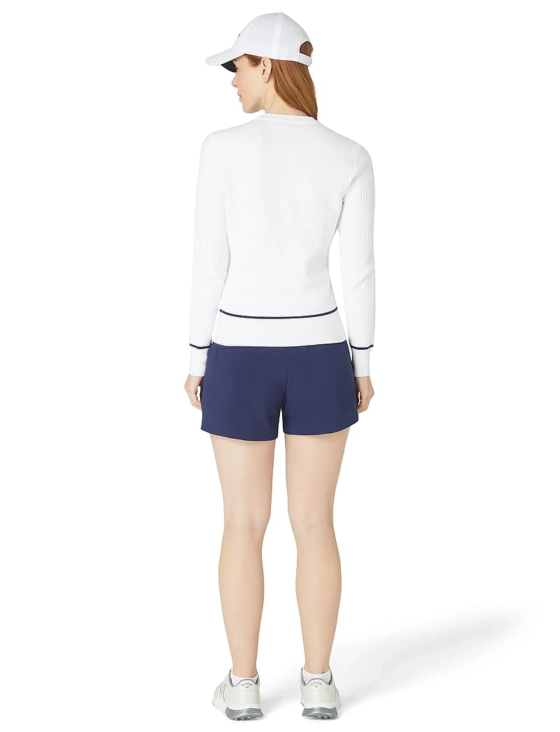 Callaway - Chev Sweater with Tipping - Överdelar - brilliant white - 3