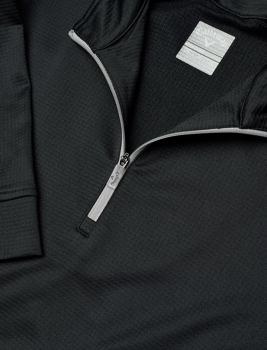Callaway - Junior Hex Fleece - underställströjor - caviar - 2