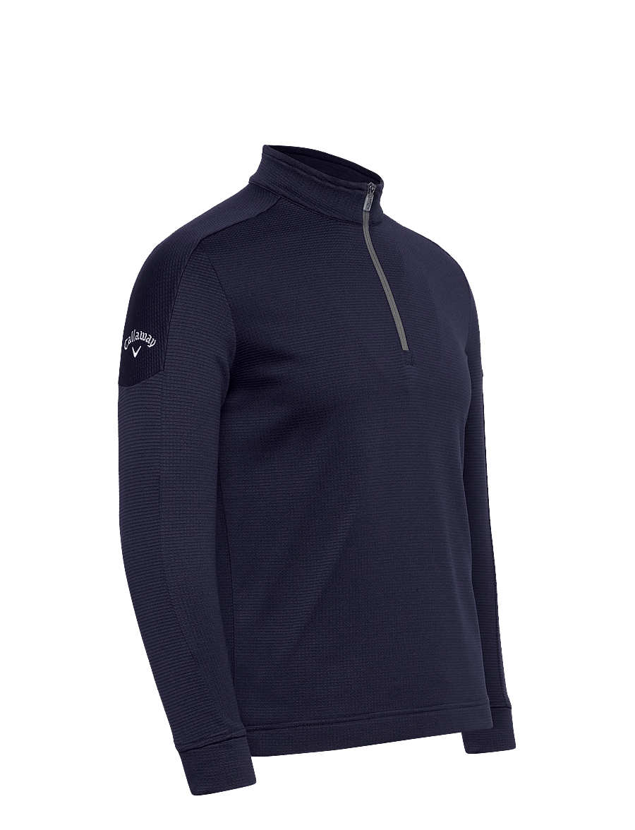 Callaway - Junior Hex Fleece - underställströjor - peacoat - 2