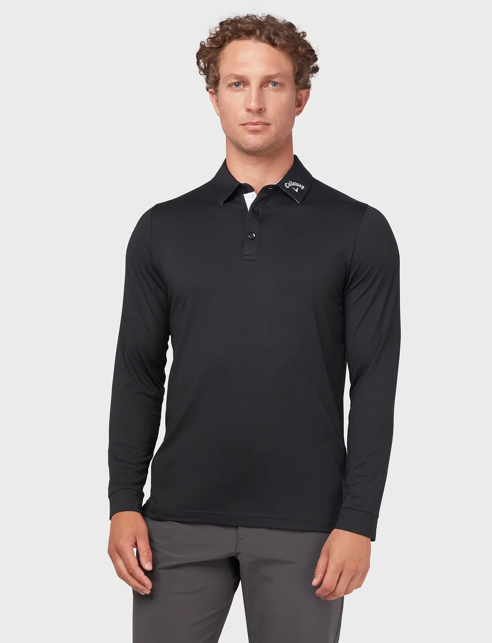 Callaway - EMEA LS PERFORMANCE - toppar & t-shirts - caviar - 3