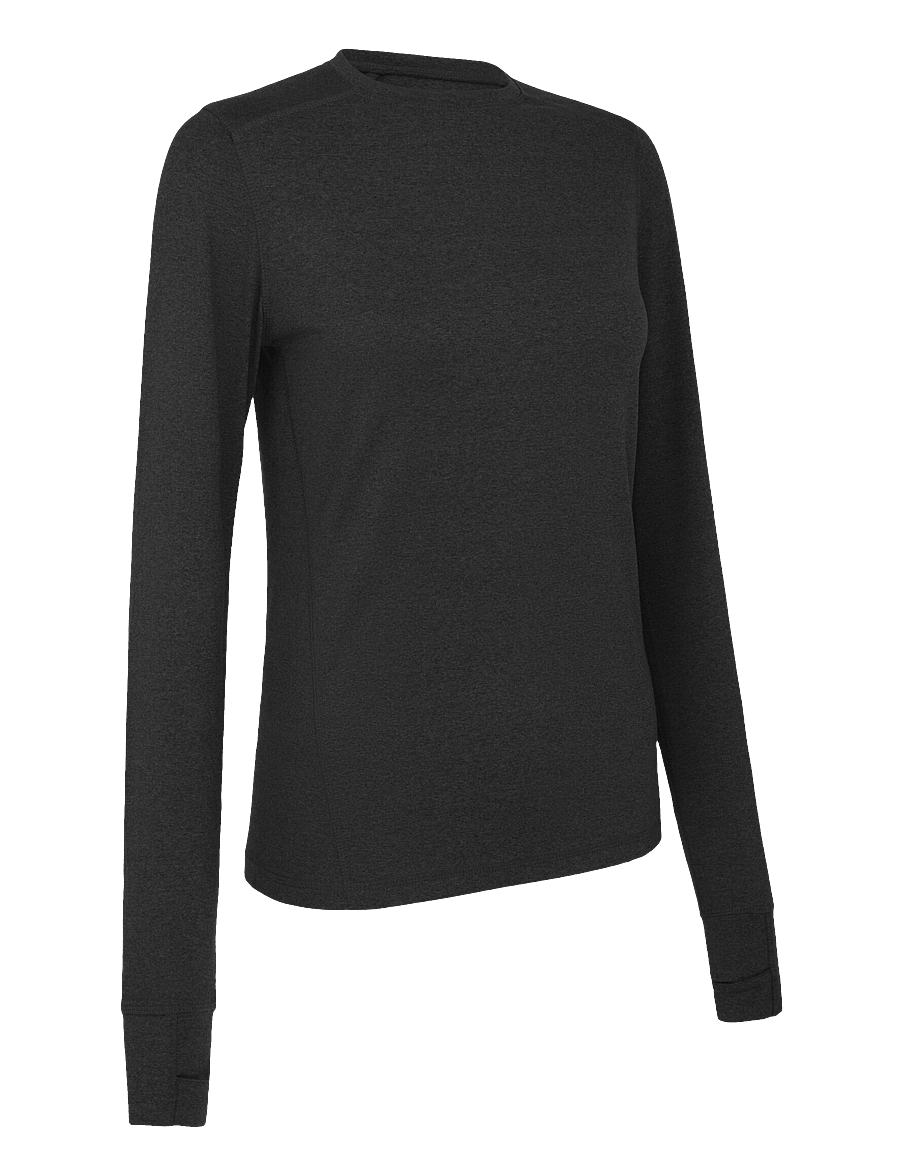 Callaway - LS crew neck base layer - aluskihina kantavad rõivad - ebony heather - 0