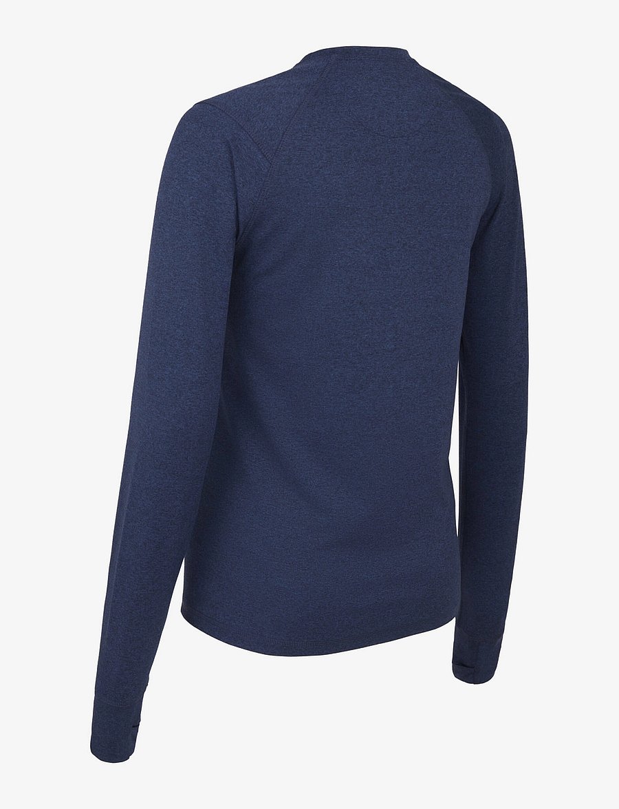 Callaway - LS crew neck base layer - funktionsunterwäsche - oberteile - true navy htr - 1