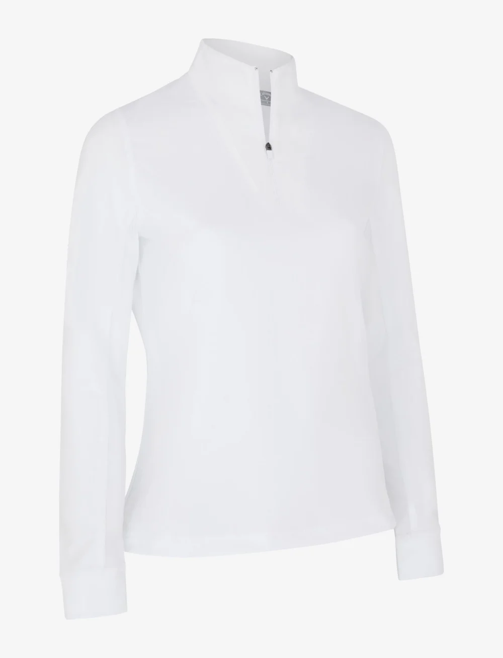 Callaway - 1/4 zip chev top - tops - brilliant white - 1