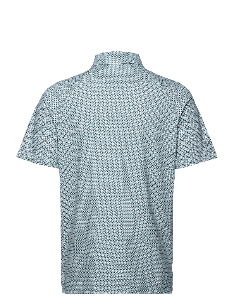 Callaway - Textured Chev Printed Polo - oberteile & t-shirts - aquifer - 2