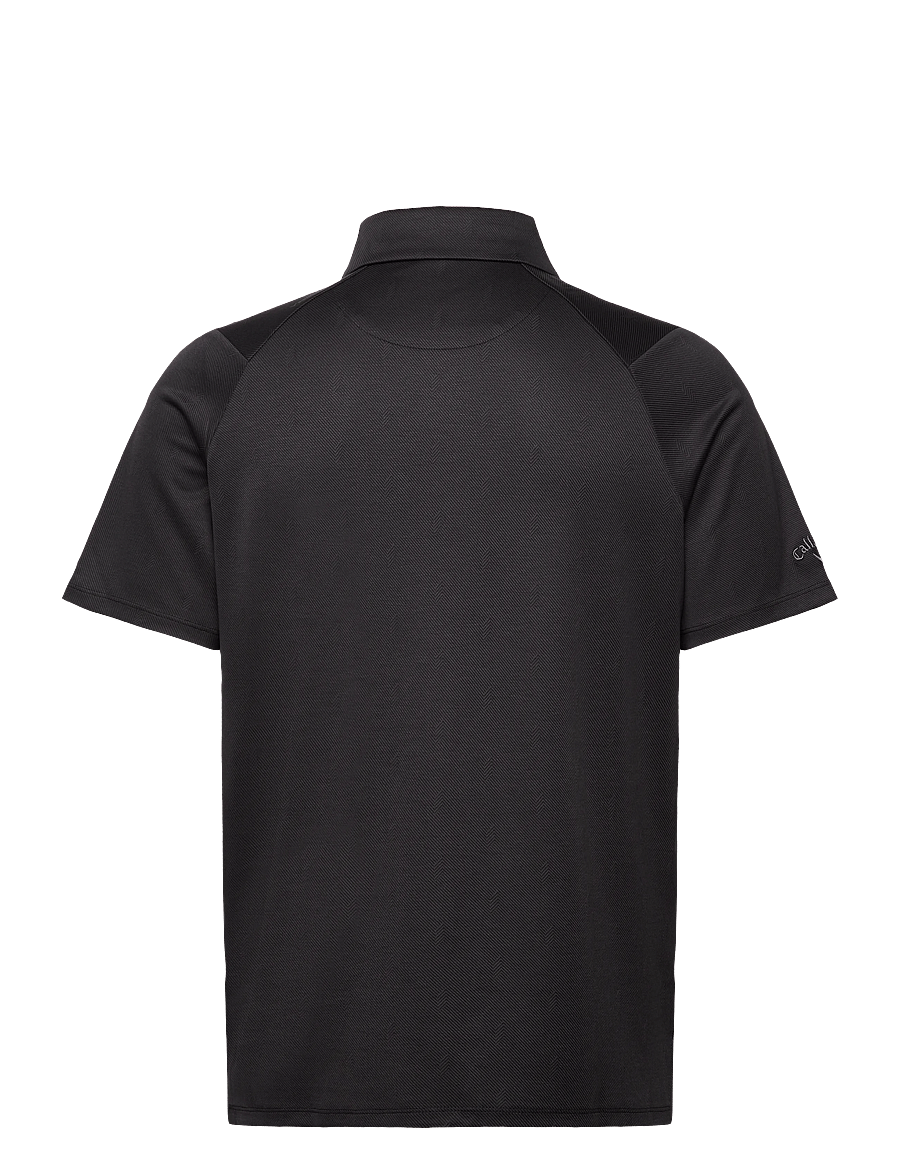 Callaway - Chev Twill Jacquard Polo - caviar - 2