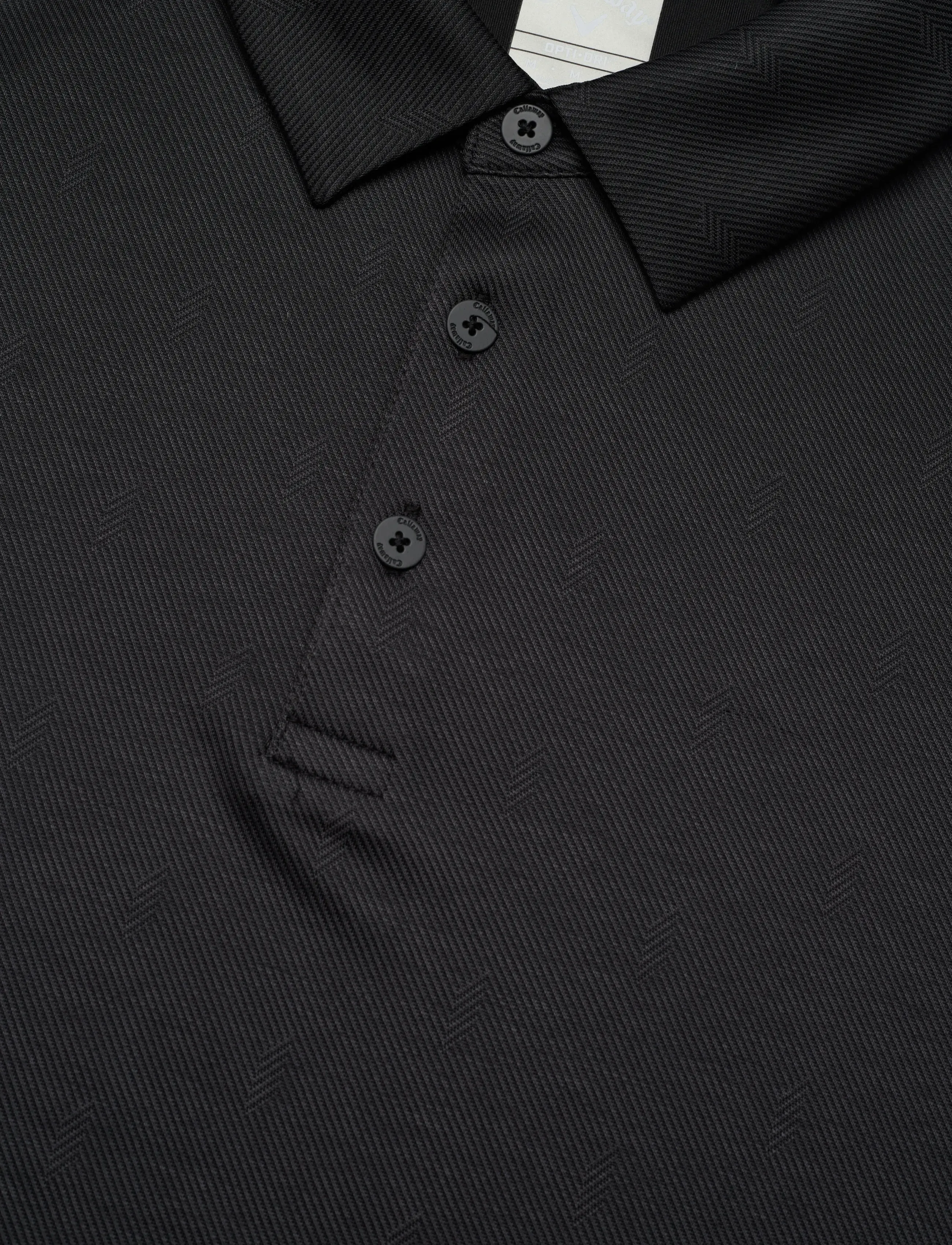 Callaway - Chev Twill Jacquard Polo - caviar - 4