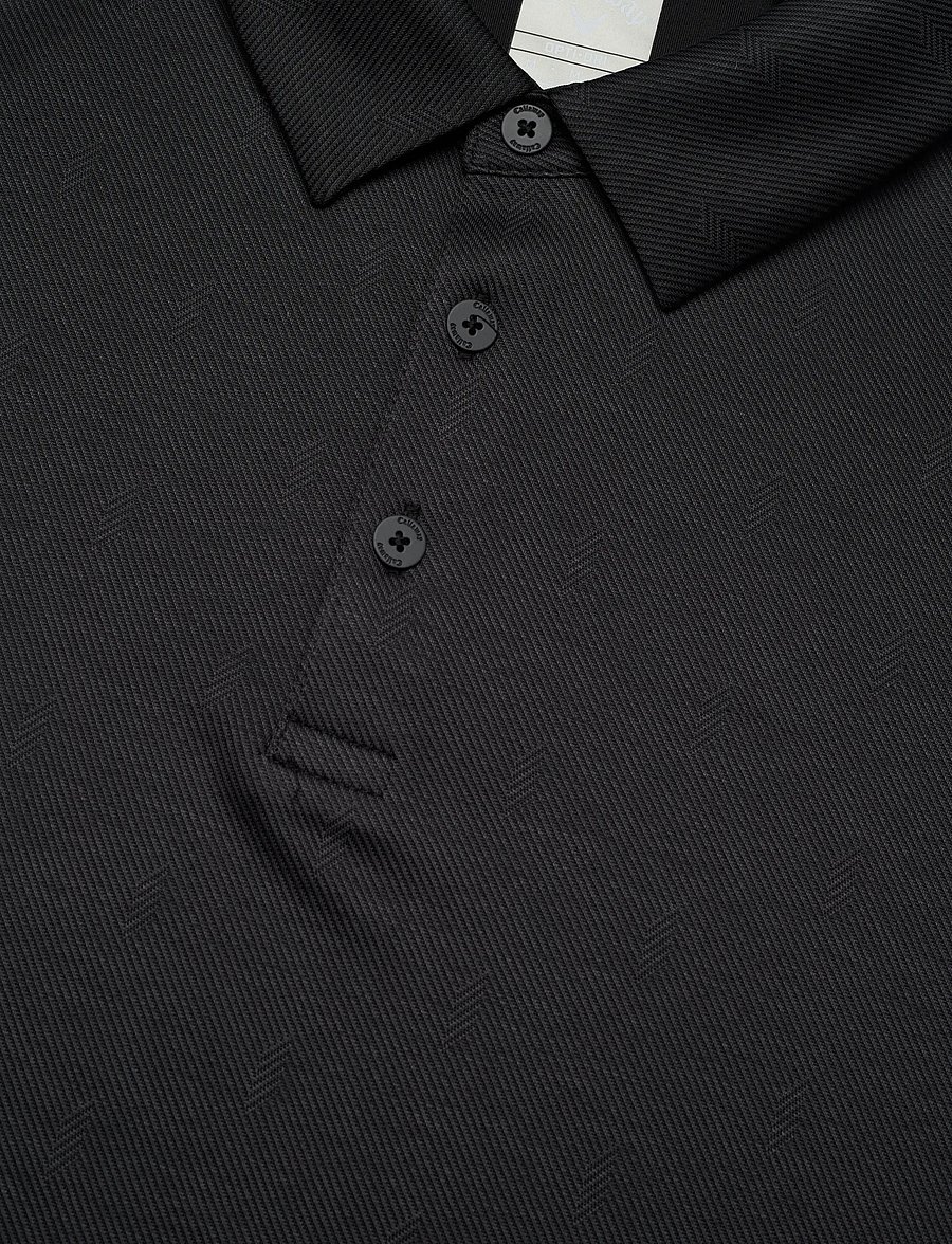 Callaway - Chev Twill Jacquard Polo - caviar - 4