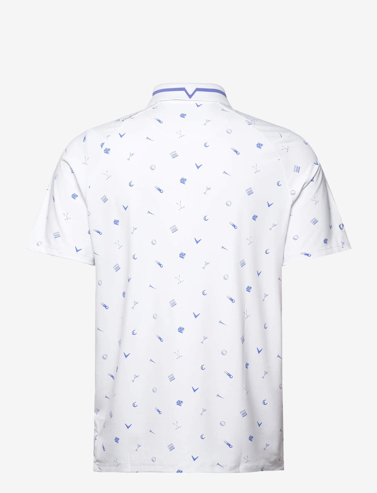 Callaway - Memento Print Polo - alussärgid ja t-särgid - bright white - 2