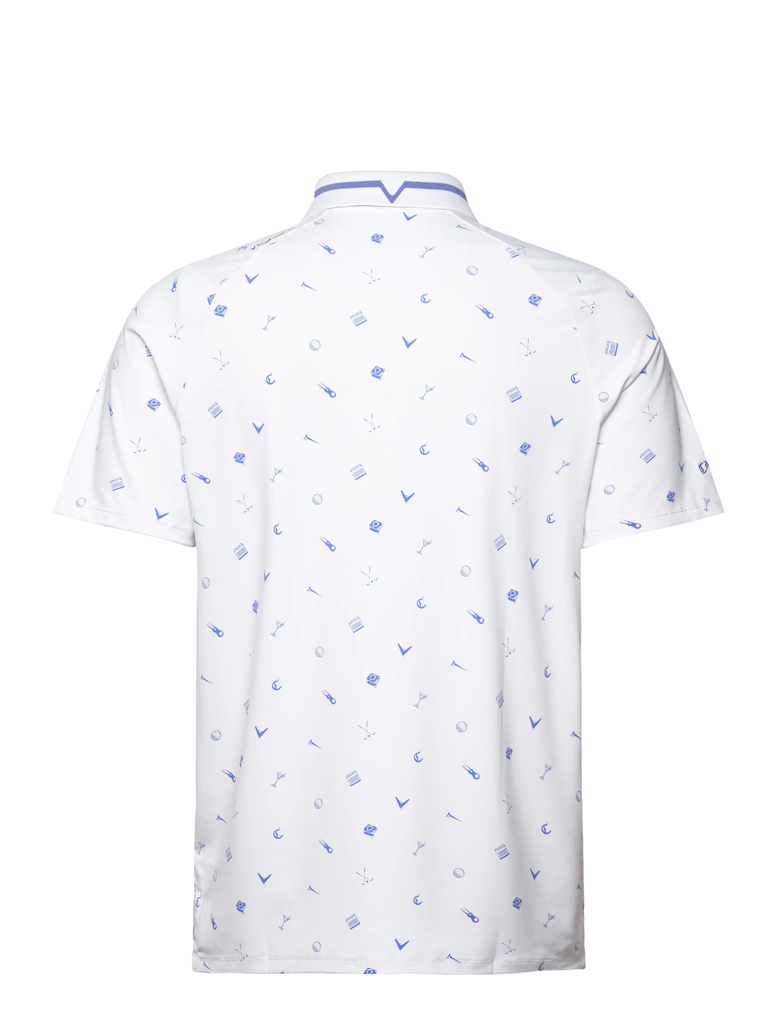 Callaway - Memento Print Polo - bright white - 2