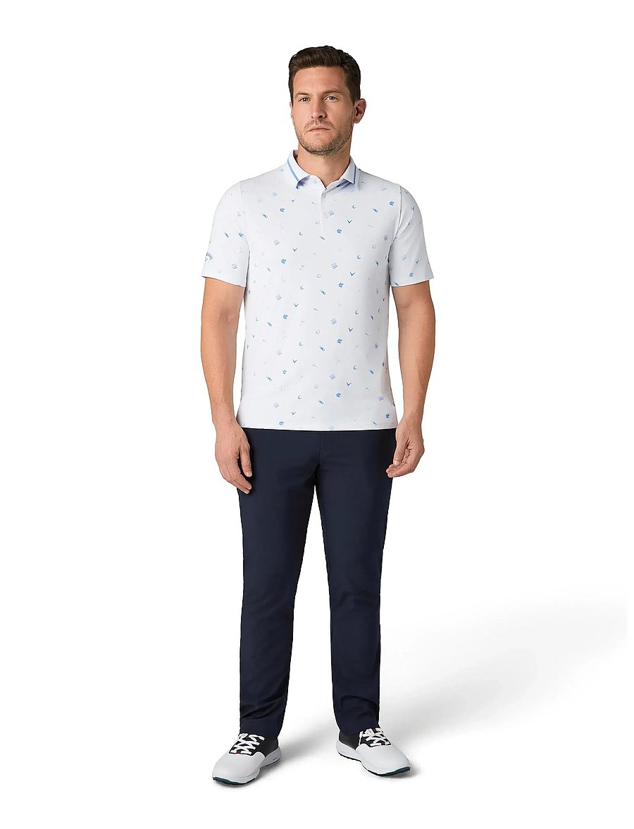 Callaway - Memento Print Polo - bright white - 0