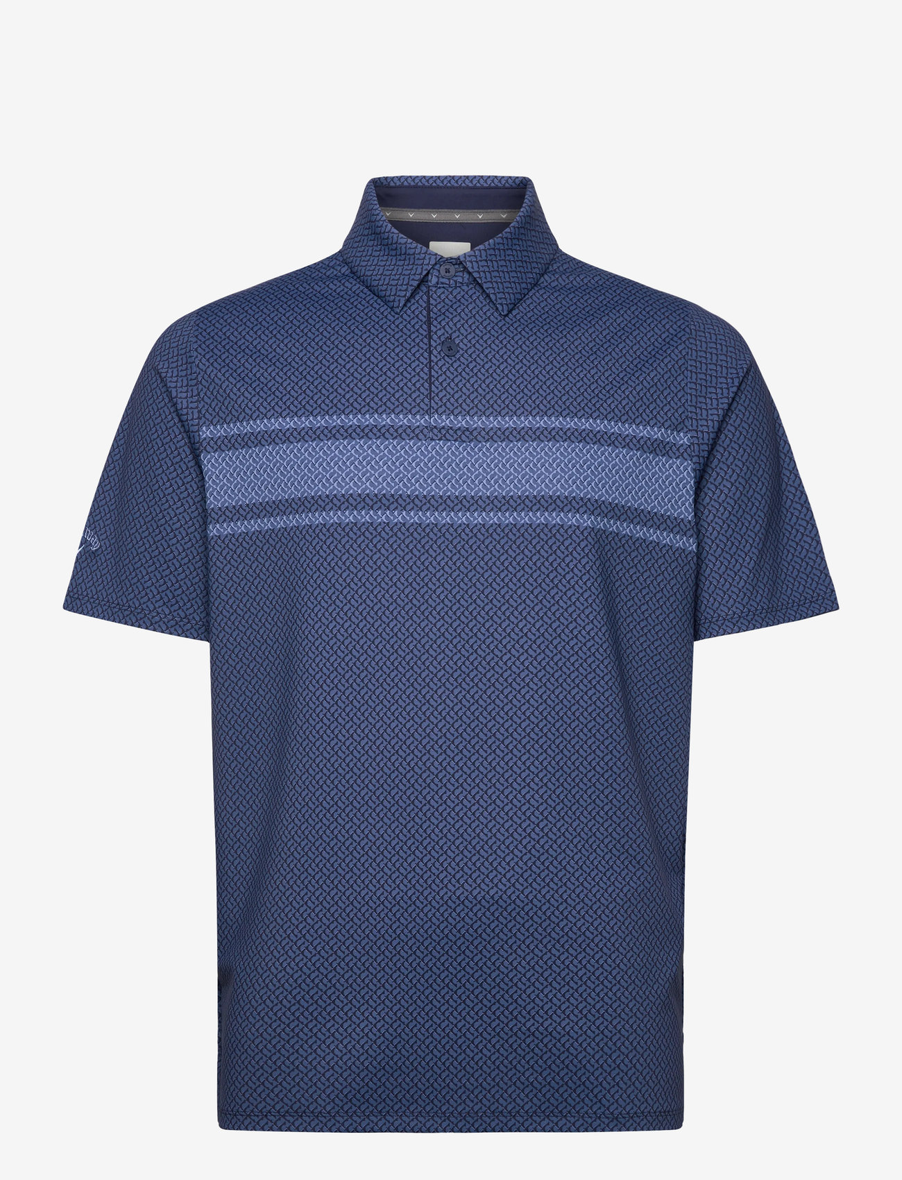 Callaway - Engineered Triple Track Geo Polo - toppe & t-shirts - peacoat - 1