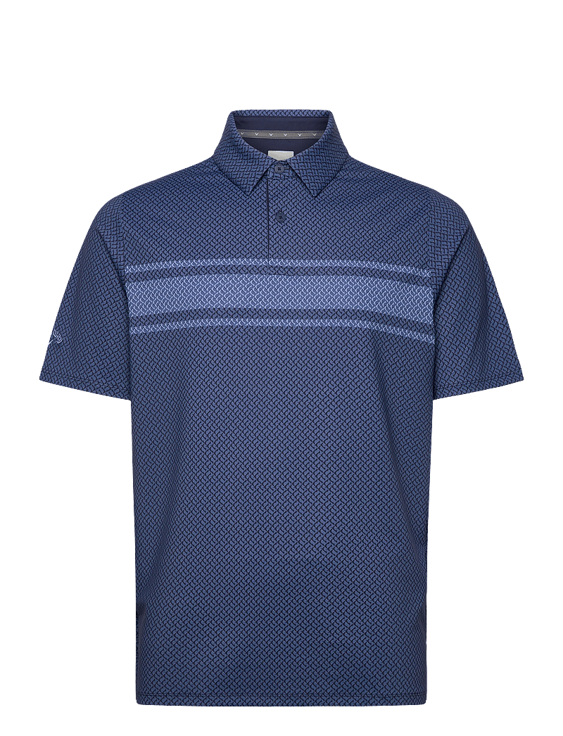 Callaway - Engineered Triple Track Geo Polo - toppe & t-shirts - peacoat - 1