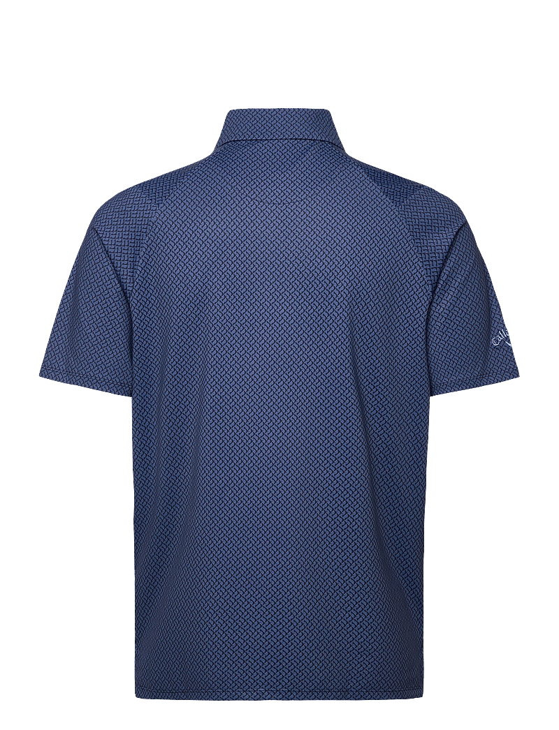 Callaway - Engineered Triple Track Geo Polo - toppe & t-shirts - peacoat - 2
