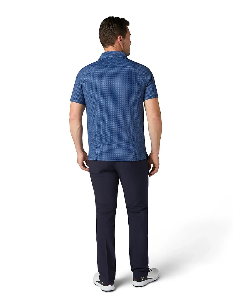 Callaway - Engineered Triple Track Geo Polo - toppe & t-shirts - peacoat - 3