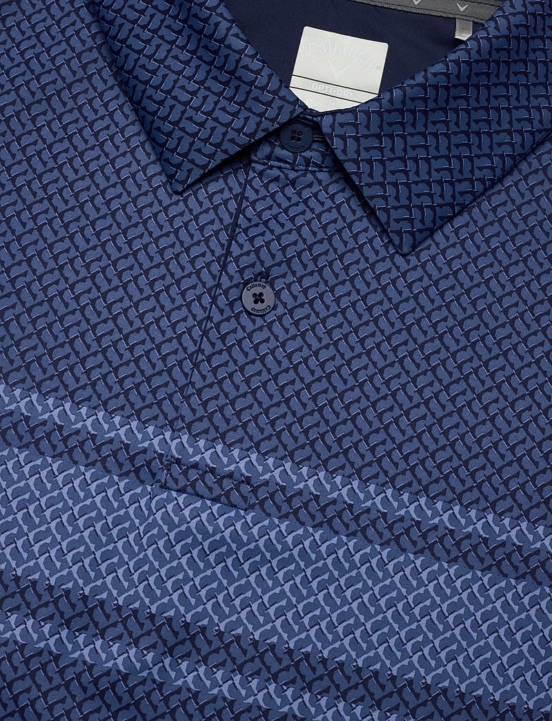 Callaway - Engineered Triple Track Geo Polo - toppe & t-shirts - peacoat - 4