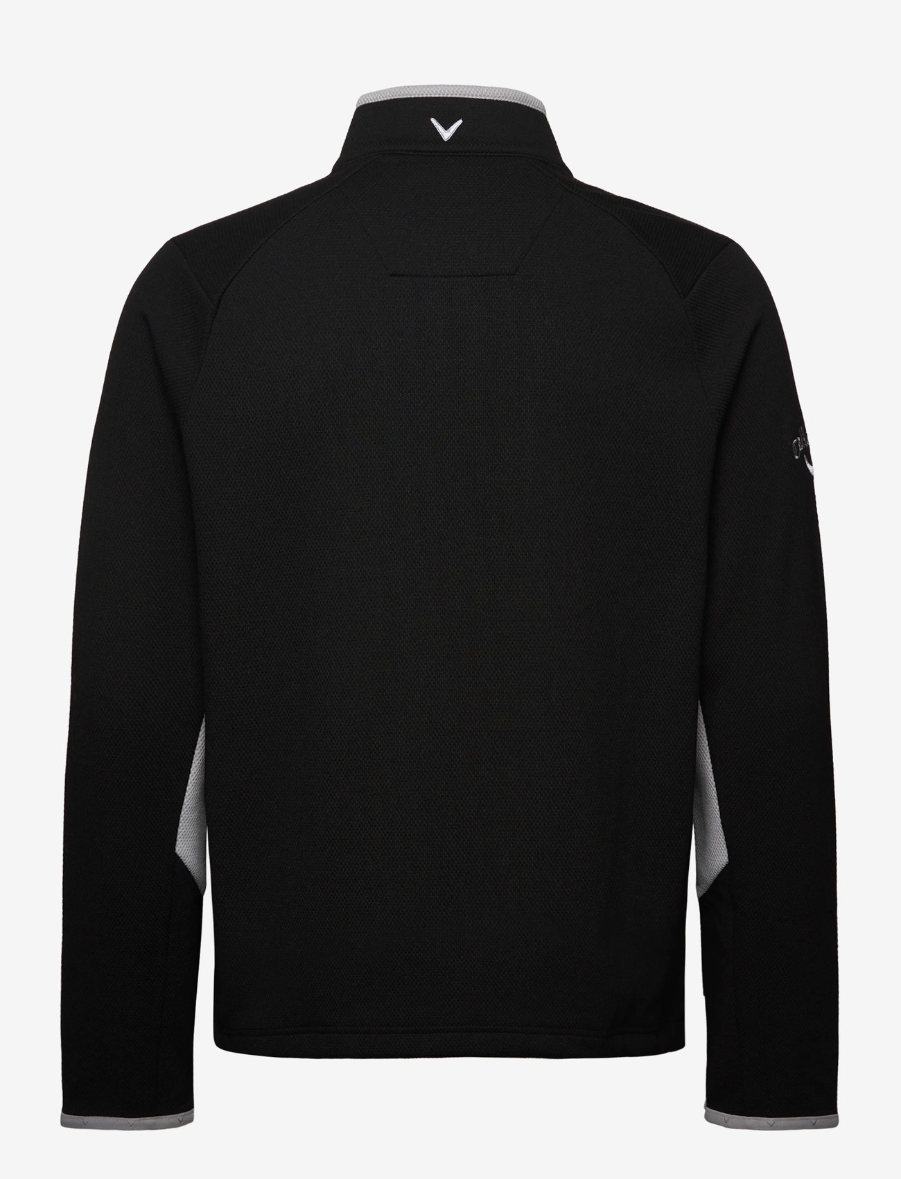 Callaway - Blocked LS 1/4 Zip Pullover - mænd - caviar - 1